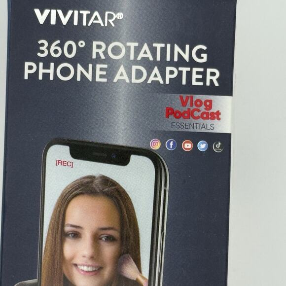 Vivitar 360 Degree Rotating Phone Adapter for Standard Tripods New - Picture 11 of 11
